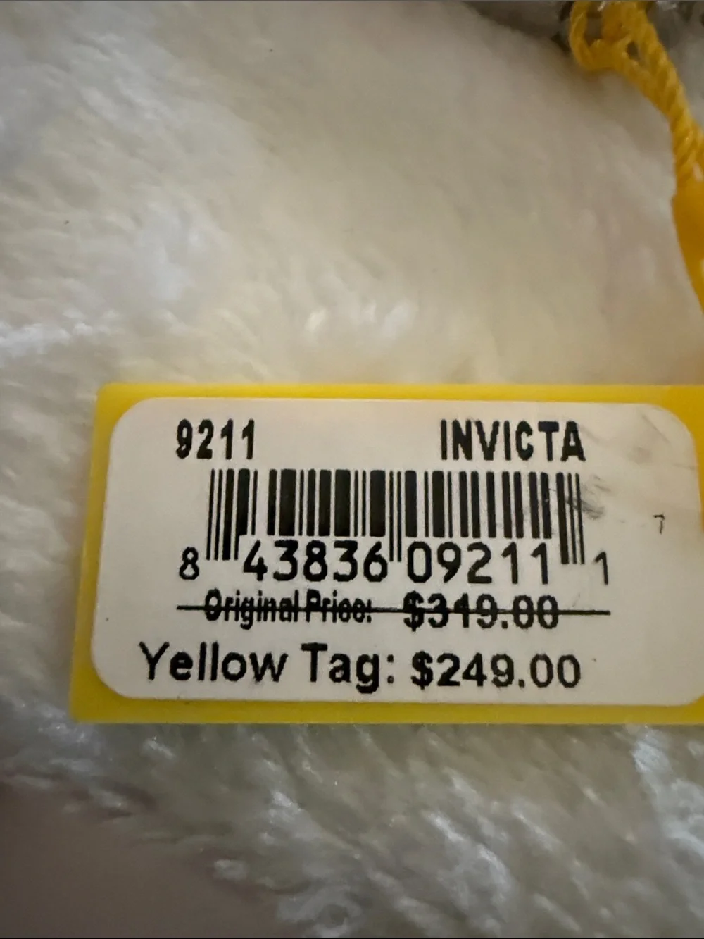 Invicta Silver Stainless Steel Chronograph Watch with White Dial men’s